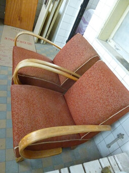 Halabala křesla k renovaci 4 ks - 4