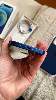 Prodám modrý iPhone 12 mini 128GB top stav - 4