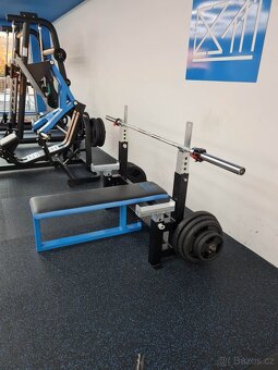 Benchpress včetně bezpečnostních zarážek - nový - 4