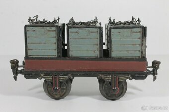 Vzácný námořní zavazadlový vůz Märklin rozchod 1 1898 - 4