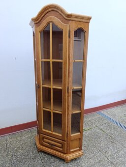 Rustikální vitrína, nábytek z masívu - 4