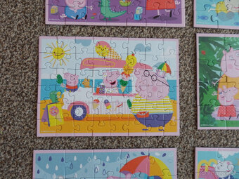 Puzzle 9 v 1 prasátko Peppa - 4