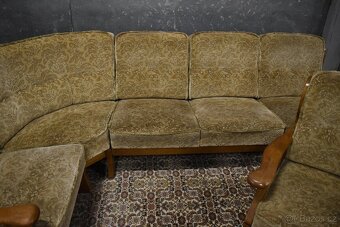 Rohová sedací souprava+ Křeslo - 4