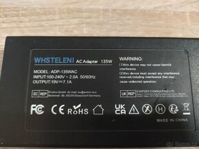 Síťový zdroj WHSTELENI 135W 19V 7.1A - 4