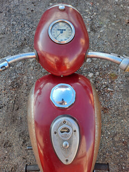 Jawa-ČZ 250 typ 353 půlbuben (mezityp), rok výroby 1955 - 4