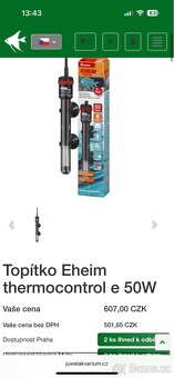 Kvalitní Topítko do Akvária NOVÉ 50W - 4