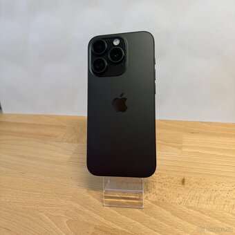 iPhone 15 Pro 256GB, černý, 98% baterie, eSIM (rok záruka) - 4
