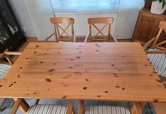 JÍDELNÍ SET IKEA LEKSVIK - 4