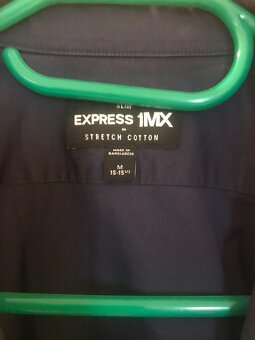 Express, pánská košile tmavomodré barvy - 4