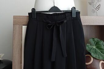 Zara dámské široké 3/4 kalhoty vel. S - 4