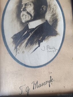 portrét T.G.M. + Woodrow  Wilson - 4