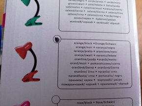 Lampička na klip Rabalux Dennis oranžová - 4