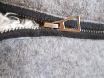 Kabát zn. Zara Trafaluc, šedá/černá, 72% vlna, M/L - 4