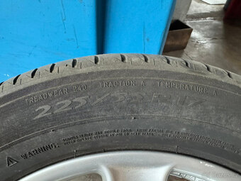 Alu kola RIAL 5x112 R17 s letním pneu 225/55 R17 - 4