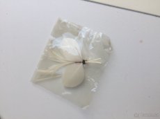 starší brože s peřím + naušnice - 4