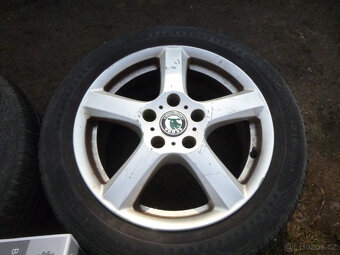 4x alu (5x112) letní pneu 205/55 r16 - 4