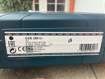 Profi příklepová aku vrtačka Bosch GSB 185-Li 2xaku - 4