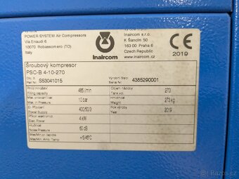 Šroubový kompresor POWERSYSTEM PSC-B 4-10-270 - 4