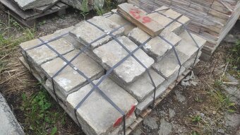 Stará žulová dlažba, kamenná dlažba, zápražáky, 36,2 m2 - 4