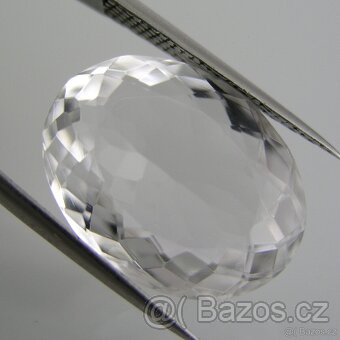 Křemen-křišťál- ovál, modif. bril. - 16,52 ct. - 4