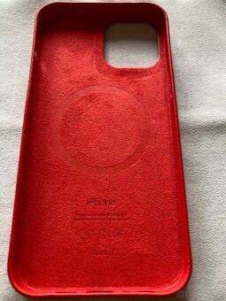 Apple kožený kryt červený na iPhone 12 Pro Max - 4