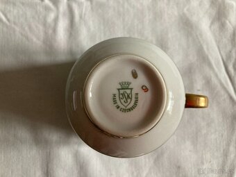 starožit. kávová a čajová souprava I. republika - 4