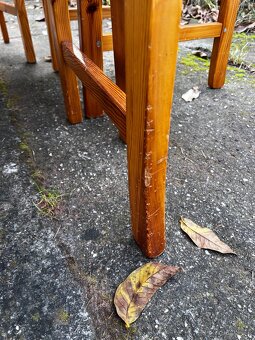 Kuchyňský stůl masiv 140x90, rozkládací, 6x židle - 4