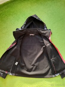 Dívčí softshellová bunda, černo-růžová, vel. 134 za 199 Kč - 4