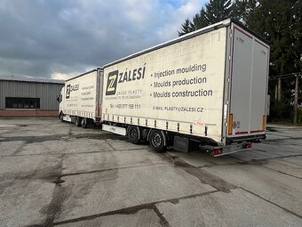 velkoobjemová tandemová souprava SCANIA R 410 - 4