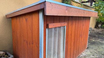 Bouda pro střední plemeno psa, zateplená - zánovní - 4