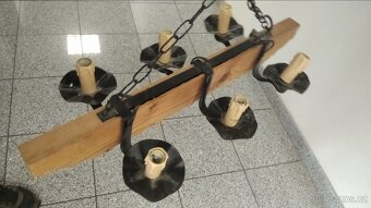 Rustikální lustr - 4