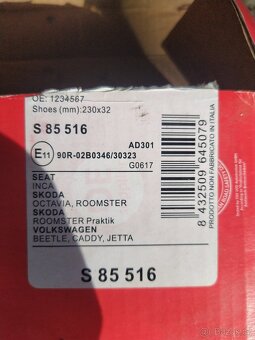Škoda Octavia 1  brzdové čelisti Brembo - 4