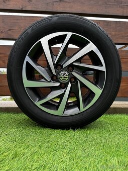 Alu kola 5x100 r15 s letním pneu (bipo) - 4