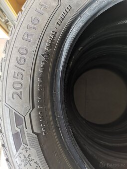 Prodám použité Barum Polaris 6 205/60 R16 92 H Zimní 7mm - 4