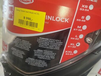 Motorkarska helma Caberg Táňa i matt Black XL - 4