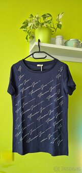Elegantní tričko s kamínky měnícími barvu - 4