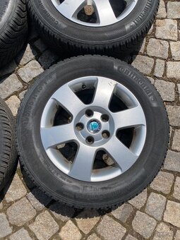 Originální alu kola Škoda 5x112 195/65 R15 - 4
