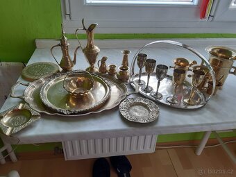 Mosazné svícny a nádobí - 4