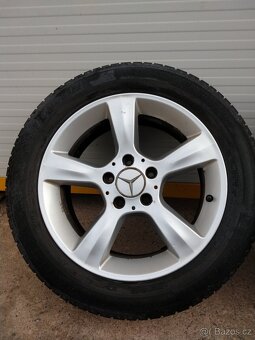 Mercedes benz originál ALU sada 16" dvourozměr W203 atd - 4
