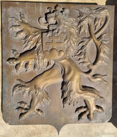 Obří kovový znak LEV Vulkania Prostějov - 4