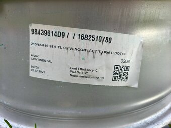 Zánovní alu kola originál Opel 4x108 r16 Mokka - 4