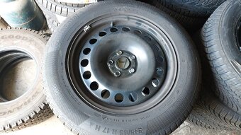 Kola zimní 17", AUDI VW ŠKODA, rozteč 5x112, pneu 215/65/17 - 4