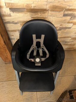 Židlička Stokke Steps Black/ Storm Grey - 4
