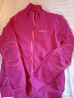 Mikiny a tepláky vel.134140 různé značky ...CRAFT, Pum Růžov - 4