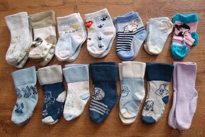 Tepláčky vel.86/92, ponožky vel.15/18 a 19/22 - 4