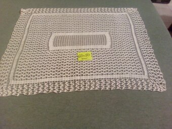 STARÉ HÁČKOVANÉ -PLETENÉ DEČKY - RUČNÍ PRÁCE - 4