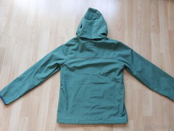 Nová softshellová přechodová tm. zelená bunda Kamik, 152-158 - 4