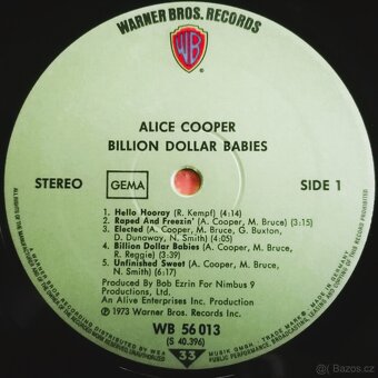 LP ALICE COOPER - BILLION DOLLAR BABIES - 4