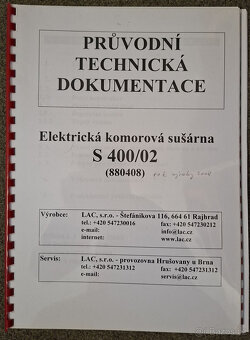 Pec-sušárna 380V,4kW programovatelná regulace - 4