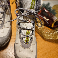 Zimní nepromokavé dámské boty Salomon bílé - 4
